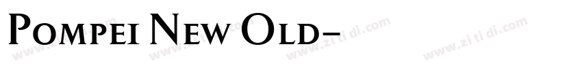 Pompei New Old字体转换